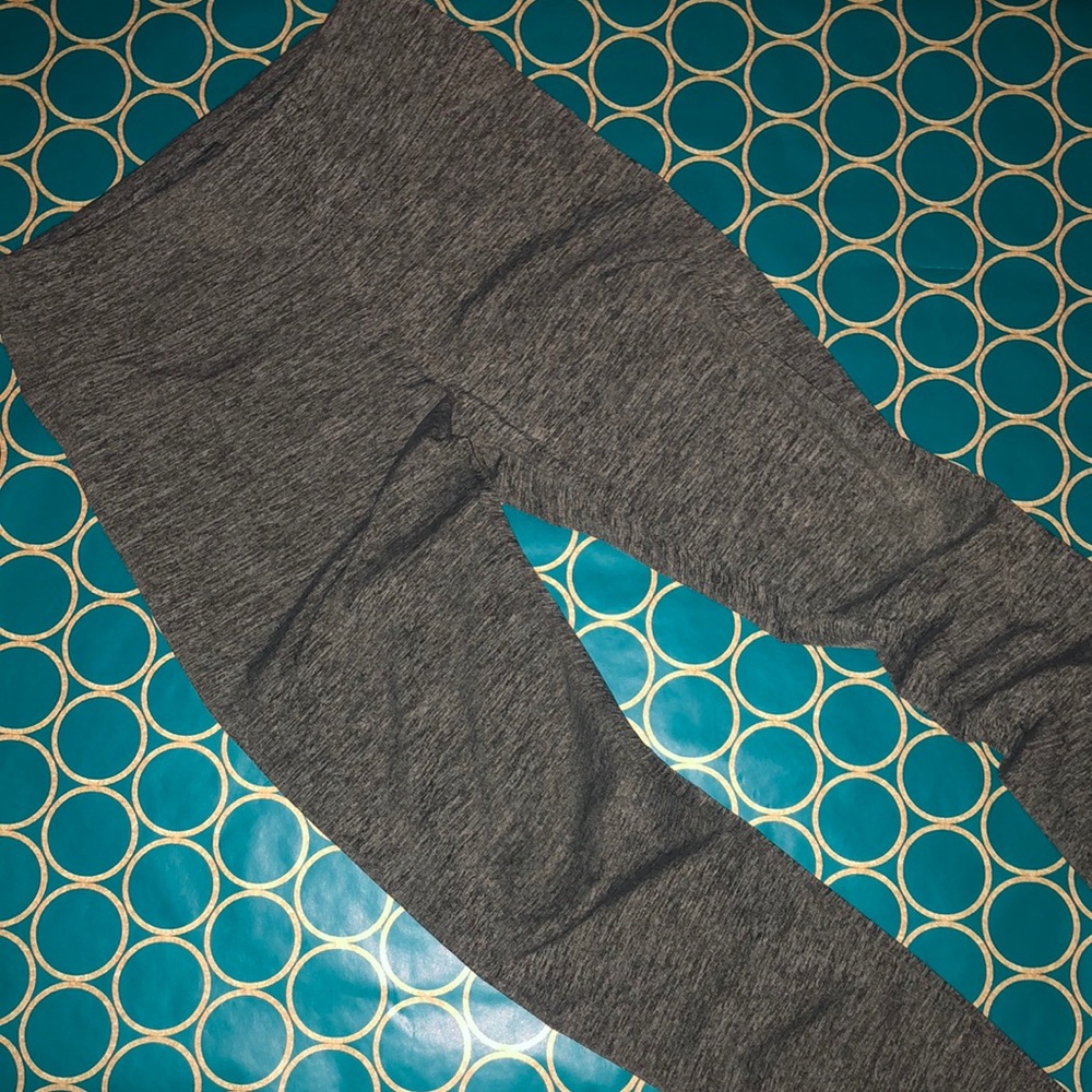 Girls yoga grey pants justice